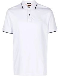 BOSS - Polo Con Bordo A Contrasto - Lyst