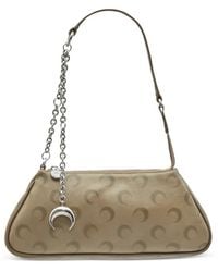 Marine Serre - Faded-Leather Moon Core Bag - Lyst