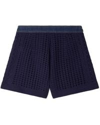Sandro - Short À Bords En Maille - Lyst