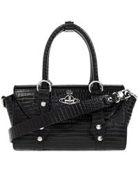 Vivienne Westwood - Shopper Met Krokodillen-Reliëf - Lyst