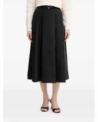 Morgan - Falda Con Cinturón - Lyst