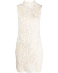 CASABLANCA - Sequin-Embellished Knit Dress - Lyst