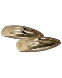 Miu Miu - Metal Hair Clips - Lyst
