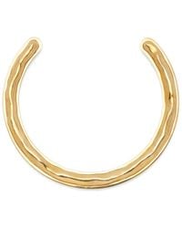 Jil Sander - Hammered-Finish Cuff Necklace - Lyst