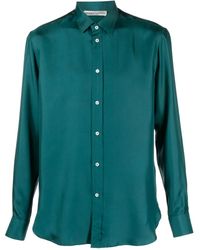 MODES GARMENTS - Buttoned Silk Shirt - Lyst