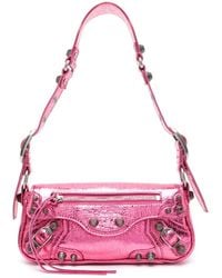 Balenciaga - Lambskin Studded Shoulder Bag - Lyst