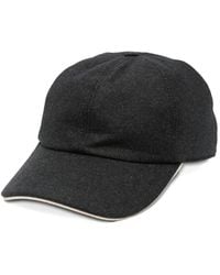 Eleventy - Curved-Peak Wool-Blend Baseball Cap - Lyst