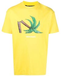 Palm Angels - Broken Palm Print T-shirt - Lyst