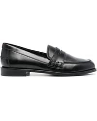 Aeyde - Oscar Penny-Slot Leather Loafers - Lyst