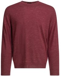 ZEGNA - Marl-Knit Crew-Neck Sweater - Lyst