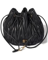 Miu Miu - Matelassé Nappa Leather Pouch - Lyst