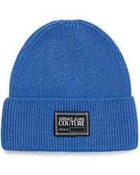 Versace Jeans Couture - Beanie Mit Logo-Patch - Lyst