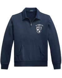 Polo Ralph Lauren - Graphic-Print Fleece Sweatshirt - Lyst