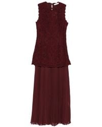 Ulla Johnson - Makramee-Kleid mit Falten - Lyst