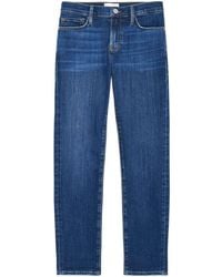 FRAME - Le Garcon Cropped Jeans - Lyst