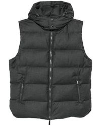 Moorer - Quilted Hooded Gilet - Lyst