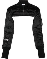 Jean Paul Gaultier - Cropped Puffer Jacket - Women's - Polyamide/viscose - Lyst