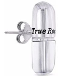 True Rocks - Pill Stud Earring - Lyst