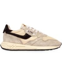 Autry - Reelwind Pony-Effect Suede-Panelled Sneakers - Lyst