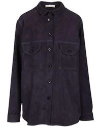 Blazé Milano - Chest-Pocket Leather Shirt - Lyst