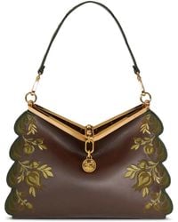 Etro - Mittelgroße Vela Schultertasche Mit Stickerei - Lyst