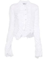 Anni Salonen - Twisted Ruffled Shirt - Lyst