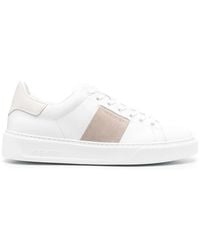 Woolrich - Leather Low-Top Sneakers - Lyst