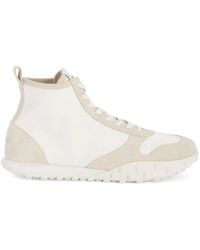 Jil Sander - Suede-Panelled Sneakers - Lyst