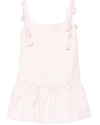 Self-Portrait - Taffeta Mini Dress - Lyst
