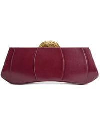 Giuseppe Zanotti - Eve Lambskin Clutch Bag - Lyst