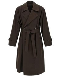 stein - Double-Breasted Trench Coat - Lyst
