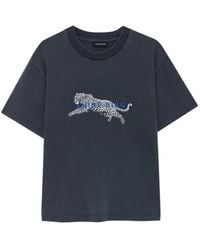 Anine Bing - Cade T-Shirt Leopard - Lyst