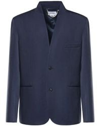 Hed Mayner - Stand-Up Collar Single-Breasted Blazer - Lyst