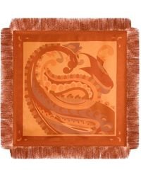 Etro - Silk Scarf With Fringing And Paisley Motif - Lyst