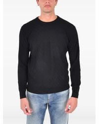 Low Brand - Crew-Neck Wool Sweater - Lyst