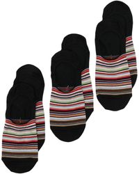 Paul Smith - Striped Short Socks (pack Of Three) - Lyst