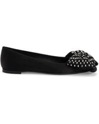 Giuseppe Zanotti - Flavia Satin Flat - Lyst