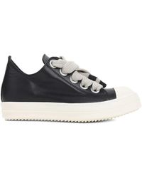Rick Owens - Jumbolace Leather Sneakers - Lyst