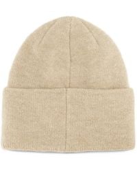 UGG - Fuzzy Logo Beanie - Lyst