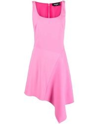 DSquared² - Robe Courte À Design Asymétrique - Lyst