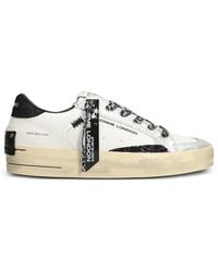Crime London - Sk8 Deluxe Glitter-Effect Sneakers - Lyst