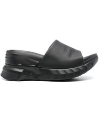Givenchy - Slippers Met Logo-reliëf - Lyst