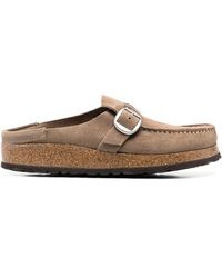 Birkenstock - Mules En Daim À Boucle - Lyst