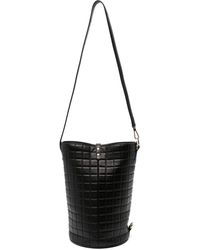 Saint Laurent - Cecile Leather Bucket Bag - Lyst