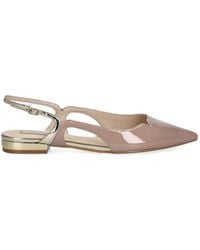 Liu Jo - Patent Faux-Leather Slingbacks Pumps - Lyst