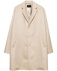 Prada - Wollen Jas - Lyst