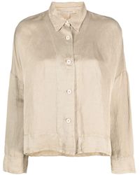 Transit - Oversized Linen-blend Shirt Jacket - Lyst