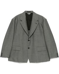 COMME DES GARÇON BLACK - Herringbone Blazer - Lyst