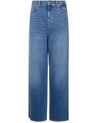 7 For All Mankind - Distressed-Effect Five-Pockets Jeans - Lyst