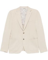 Manuel Ritz - Notched-lapel Cotton Blazer - Lyst